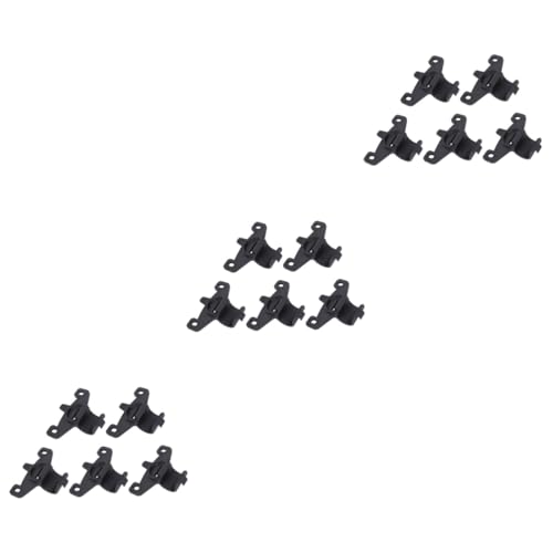 Toddmomy 3sets Bike Pump Holder Fixing Clip Bicycle Frame Clip Pump Retaining Bracket Universal Bike Inflator Rack Cycling Accessory 5pcs*3