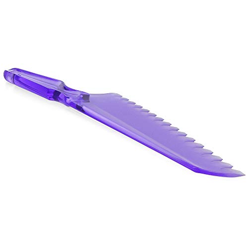 Ram-Pro Plastic Lettuce Knives Assorted Colors Children's Safe Cooking Chef Nylon Kids Kitchen Toddler Knives Set for Fruit Knife with Serrated Edge Pack of 3 - Thumbnail 3
