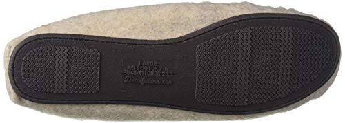 Dearfoams Women's Felted Microwool and Fairisle Knit Moccasin Slipper4