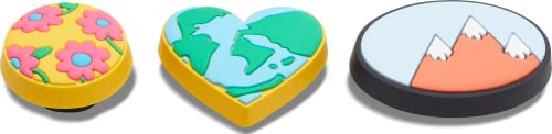 Image of Crocs Jibbitz 3-Pack Nature Shoe Charms | Jibbitz, I Love Earth, Small
