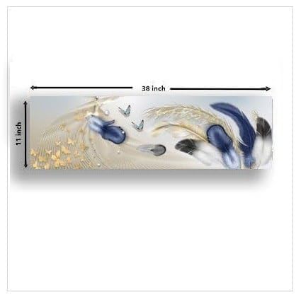 Image of Polyester Printed Air Conditioning Dust Cover Folding Designer Ac Cover For Indoor Split Ac 1.5 Ton (97X 31X 21 Cm ) (Butterflies)