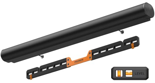 Image of Perlegear Soundbar Wall Mount Compatible with Sonos Arc and Sonos Arc Ultra | Sound Bar Mount on Wall Under TV, Hidden Design, Optional Smart EQ Optimization Switch, Sturdy Steel Structure