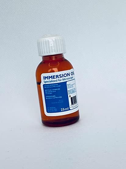 RMY Olio Per Immersione Per Microscopio - 100 Ml, Alta Qualità, Compatibile Universale Con Tutti I Microscopi, Per Laboratori, Ricerca E Didattica - 2