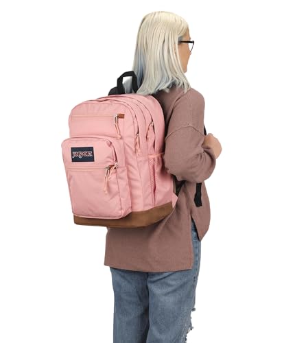 JanSport Cool Backpack, with 15-inch Laptop Sleeve - Large Computer Bag Rucksack with 2 Compartments, Ergonomic Straps, Misty Rose - image 6