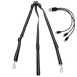 Équipement d'équitation : matériau pu et lampe LED ( ) intégrés dans un cordon, synthétisés par une extrudeuse double. collier de poitrail LED pour cheval