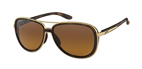 Oakley Split Time OO4129 412906 58M Brown Tortoise/Brown Gradient Polarized Sunglasses For Men For Women+BUNDLE with Oakley Accessory Leash Kit.