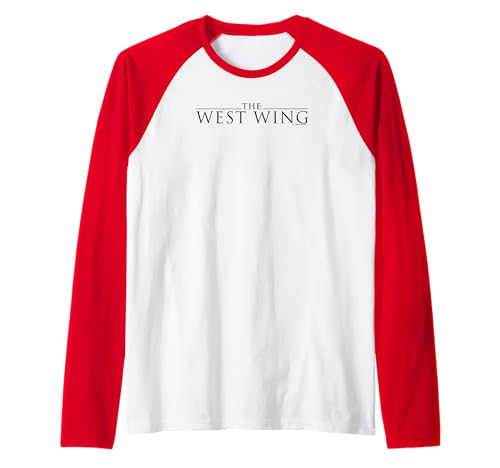 WB100 West Wing Classic Text Logo Raglan Baseball Tee