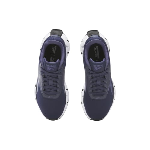 Reebok Women's Zig Dynamica STR Sneaker, Navy/Twilight Purple/Core Black, 8.53