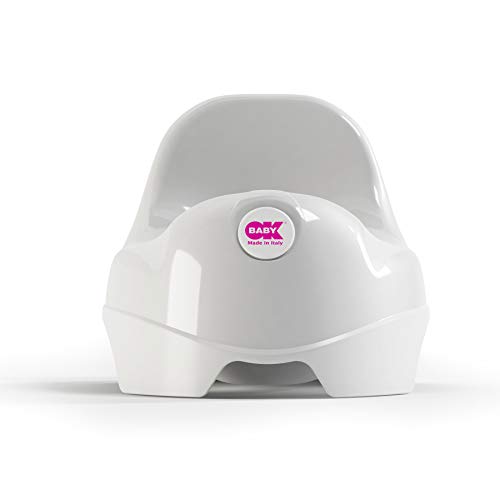 OK Baby N37096800X Relax - een klassiek potje voor de eerste toilettraining, wit - Afbeelding 3