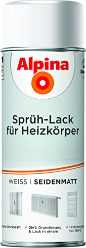 Alpina Sprüh-Lack für Heizkörper 400ml seidenmatt