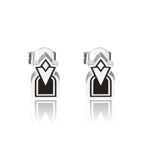 CENWA Stainless Steel Quest Marker Stud Earrings Game Lover Gift