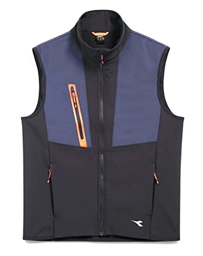 Gilet de travail sans manches softshell Diadora contre le froid et les mouvements bloqués