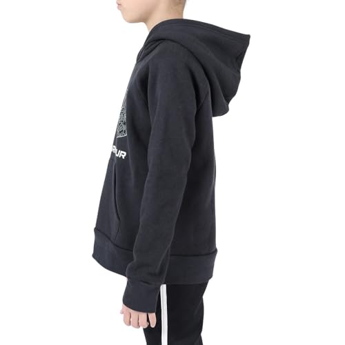 Girls' UA Rival Fleece Big Logo Print Fill Hoodie X-Large3