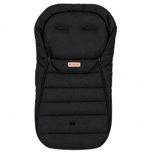 Altabebe (AL2450L-34) Übergangsfußsack für Kinderwagen & Buggy, Schwarz