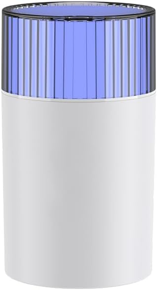 Mini humidificador portátil, colorido, niebla fría, alimentado por USB. Perfecto para dormitorio, oficina y coche (T-Blanco)