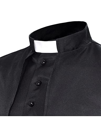 Men's Cassock Robe Choir Minister Clergy Pulpit Liturgical Church Robe four colors3