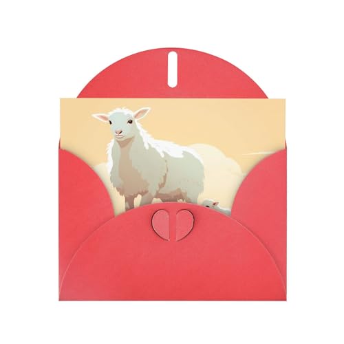 Stampa squisita: la stampa su HHGFASD gregge di pecore Red Pattern biglietti di auguri è chiara e solida, con colori vivaci e vivaci, e l'inchiostro è sicuro ed ecologico. Ogni motivo è delicato e vivace, assicurando che la tua gratitudine sia presentata visivamente al meglio e non sbiadisca nel tempo.
