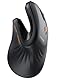 ProtoArc EM11 NL Ergonomische Vertikale Maus, MINI Kabellos Aufladbar Mouse mit 3 Gerät (Bluetooth+Bluetooth+USB), Vertikal Funkmaus für Computer, iPad, Mac, Windows - Schwarz