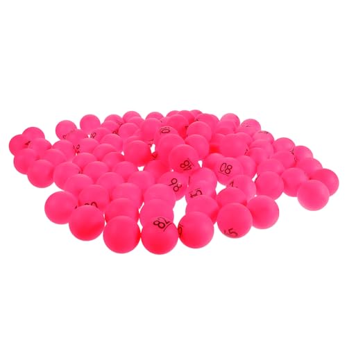 Boules de bingo 1-100 faciles à nettoyer en plastique sphérique