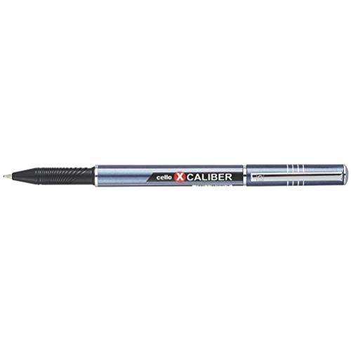 Stylo bille bleu Cello X-Caliber lot de 10 stylos rechargeables pour le bureau