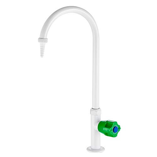 ZHAOSHOP Grifo de laboratorio Espray de cobre Laboratorio de laboratorio Grifo de cuello de cisne de una boca Grifo de hospital único