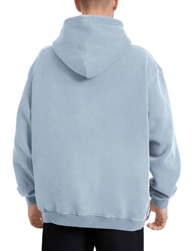 Image of Hatant Oversized Hoodie Sweatshirts for Men Couples Heavyweight Hoodies Pullover Vintage Mens Acid Wash Sweaters Clothes 2026