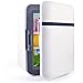Mute Mini Frigo Elettrico 10 Litri Mini Bar Compatto Dual Use Frigorifero Congelatore Piccolo Portatile da Camera Portatile