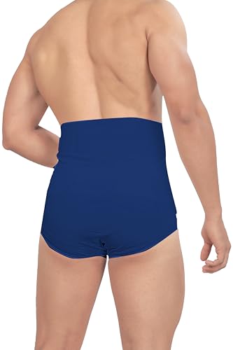 Image of MIZUNA Men's Microfiber Waist Cincher Body Shaper Seamless Tummy Tucker Panty Shapewear Waist Slimming Shaper Briefs