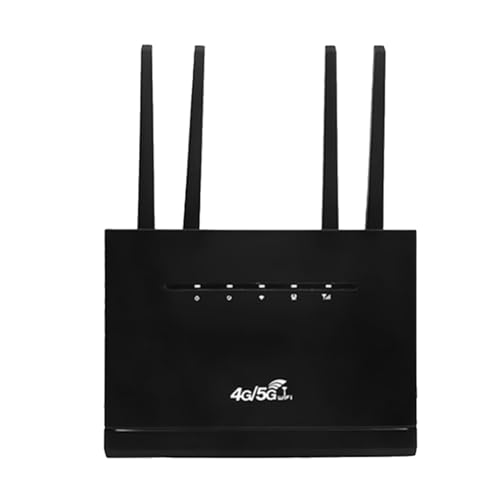 Yuattory Enrutador Inalámbrico WR710 300Mbps 4G LTE WiFi Router Módem 4 Antena Externa RJ45 WAN LAN con Ranura para Tarjeta Sim-Enchufe Europeo