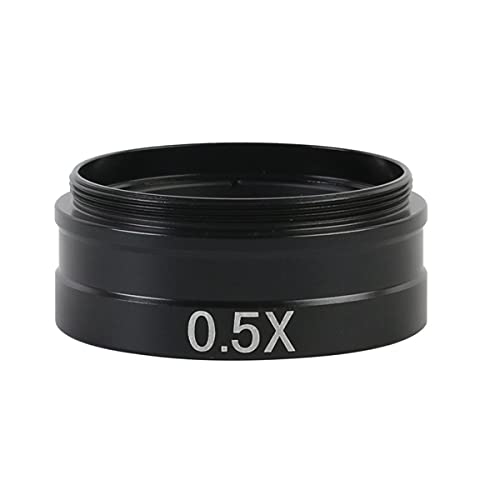 Microscopes Equipment 0.3X .35X .5X .75X 1X 2.0X Auxiliary Barlow Objective Lens for 120X/180X/300X C-Mount Industrial Zoom