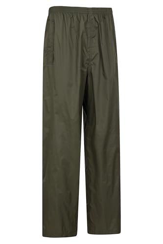 Mountain Warehouse Pakka Mens Waterproof Rain Overtrousers - Packable & Quick Dry Pants with Taped Seams & Adjustable Ankle Opening - for Autumn Winter, & Outdoors - Image 4