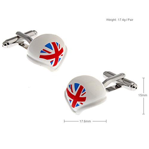 Mancuernillas Daesar para hombre color plata miniatura 5