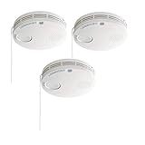 パナソニック(Panasonic) 住宅用火災警報器 けむり当番 薄型2種 お得な3個セット(電池式・移報接点なし)(警報音・音声警報機能付) SHK38455*3 クールホワイト