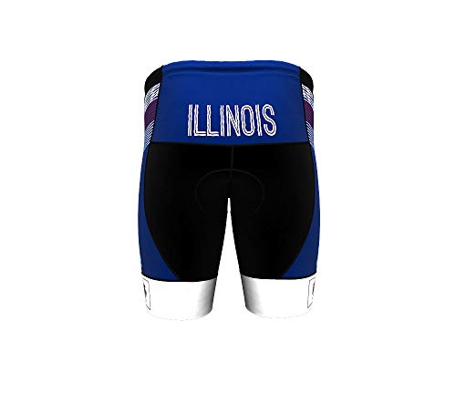 Shorts de ciclismo Illinois Bike para hombre miniatura 4