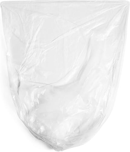 Image of Aluf Plastics 33 Gal Clear Trash Bags, 11 Micron (EQ.), 33 inch x 40 inch (500 Pk)
