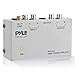 Pyle Phono Turntable Preamp - Mini Electronic Audio Stereo Phonograph Preamplifier with RCA Input, RCA Output & Low Noise Operation Powered by 12 Volt DC Adapter (PP444),Gray