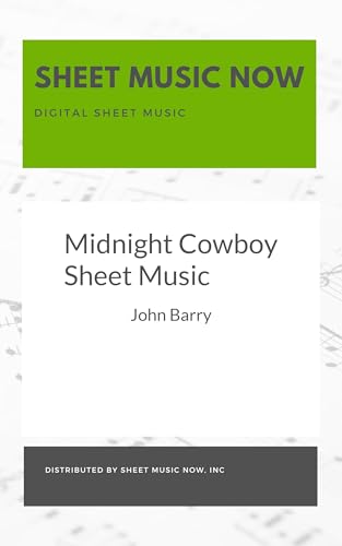 Midnight Cowboy Sheet Music (English Edition)