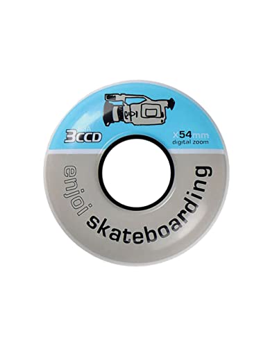 Enjoi VX-54 - Ruote per skateboard, 54 mm, colore: Grigio