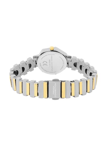 Image of French Connection Mop Green Hexagonal Dial with Gold Two Tone Stainless Steel Strap Watch for Womens - FCN0139TM
