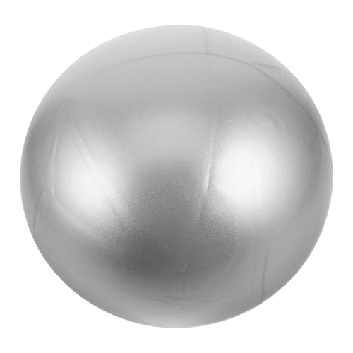 BESPORTBLE Pelota de Yoga Pilates Pelota de Pelota de Yoga Voleibol elástico Bola de Pilates balón de Yoga Bola excesiva Pelota de Ejercicio pequeña de polivinilo Silver
