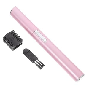 EXQUIMEUBLE Rosa Körperhaartrimmer mit Aufsteckkamm