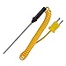 Thermocouple Kontaktthermometer Temperature Probe Temperature Detection Steel for Thermocouple Handle for Temperature Measuring Probe Temperature Sonde T Metrix (#1)