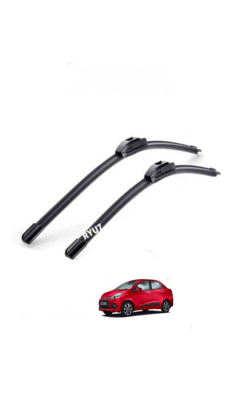 Image of All Season Frameless /Soft Wiper Blades Fits For Hyundai Xcent 22 inch /550mm+16 inch /400mm(Pack of 2)