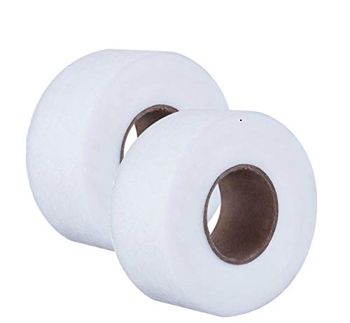 2 Rolle Saumband Bügelband, 70Yards Dügelband für Vorhänge Ssaumband zum Aufbügeln für Kleidung, Hosen, Jeans, Vorhänge und Stoffe Cover