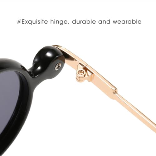 Lunettes de soleil rondes Steampunk Punk Vintage style rétro