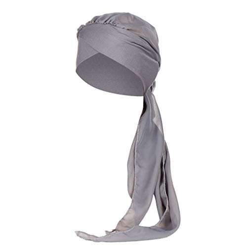 KaloryWee-Chemo-Turban-Hut-fuer-Krebs-Damen-Kopfbedeckung-Kopftuch-Schal-Kappe-fuer-Damen-Gr-Einheitsgroesse-grau