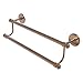 Allied Brass SB-72/24 Southbeach Collection 24 Inch Double Towel Bar, Brushed Bronze