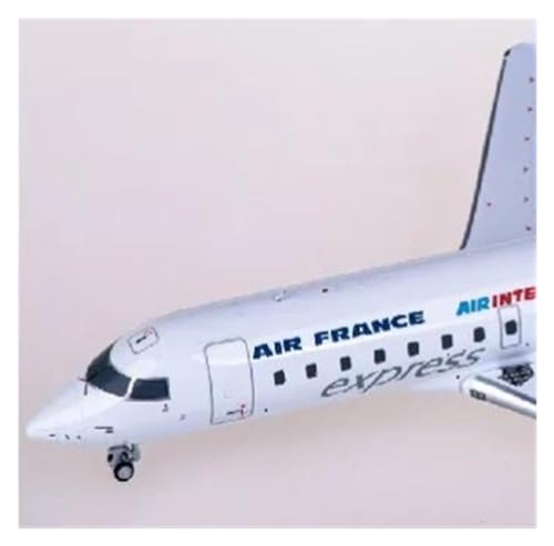Modelo de avión Air CRJ100ER F-GRJB escala 1:200 para decorar despachos y oficinas 5