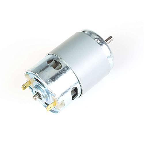 ANGEEK 895 Motor, Langsamläufer DC 12V-24V 3000-6000RPM Gleichstrommotor mit hohem Drehmoment und Kugellagern, geeignet für Elektrowerkzeuge, Fräser, Schleifer, elektrische Schraubendreher, DIY.