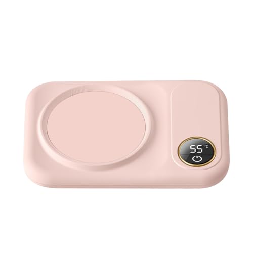 Coffee Mug Warmer,10W USB Electric Mug Heating Mat with 8H Auto Shut Off & 3 Temp Settings for Desk Home Office Heating Coffee Tea Water Milk Beverage Hot Chocolate